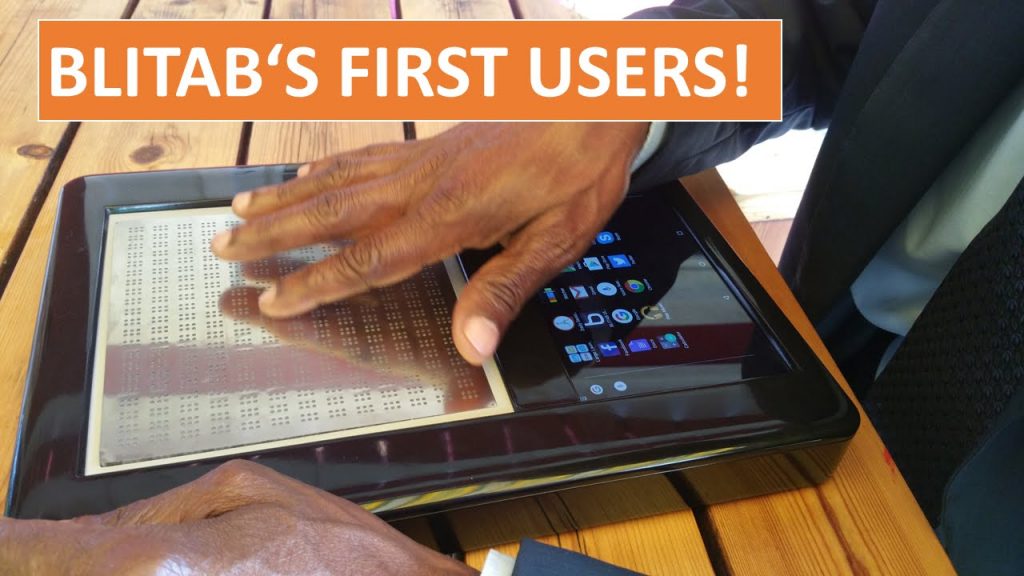The First iPad For The Blind tactile Ochen
